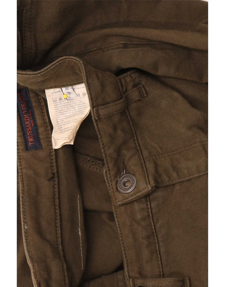 Женские джинсы Trussardi Bootcut W31 L31 Хаки, хлопок