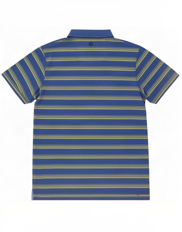 Мужская рубашка поло Fat Face 2XL, хлопок в синюю полоску