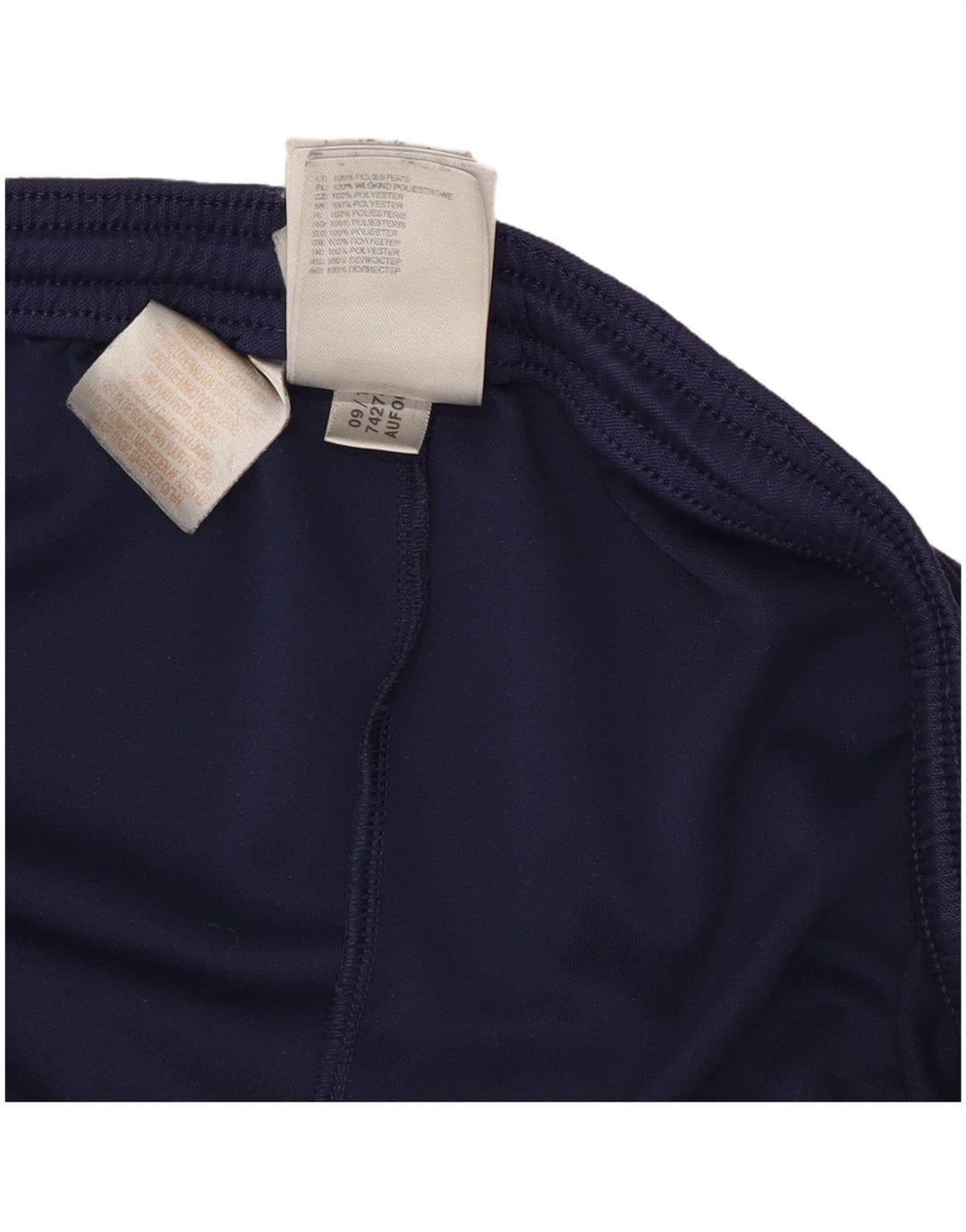 Мужские спортивные шорты Adidas Climalite XL темно-синие из полиэстера