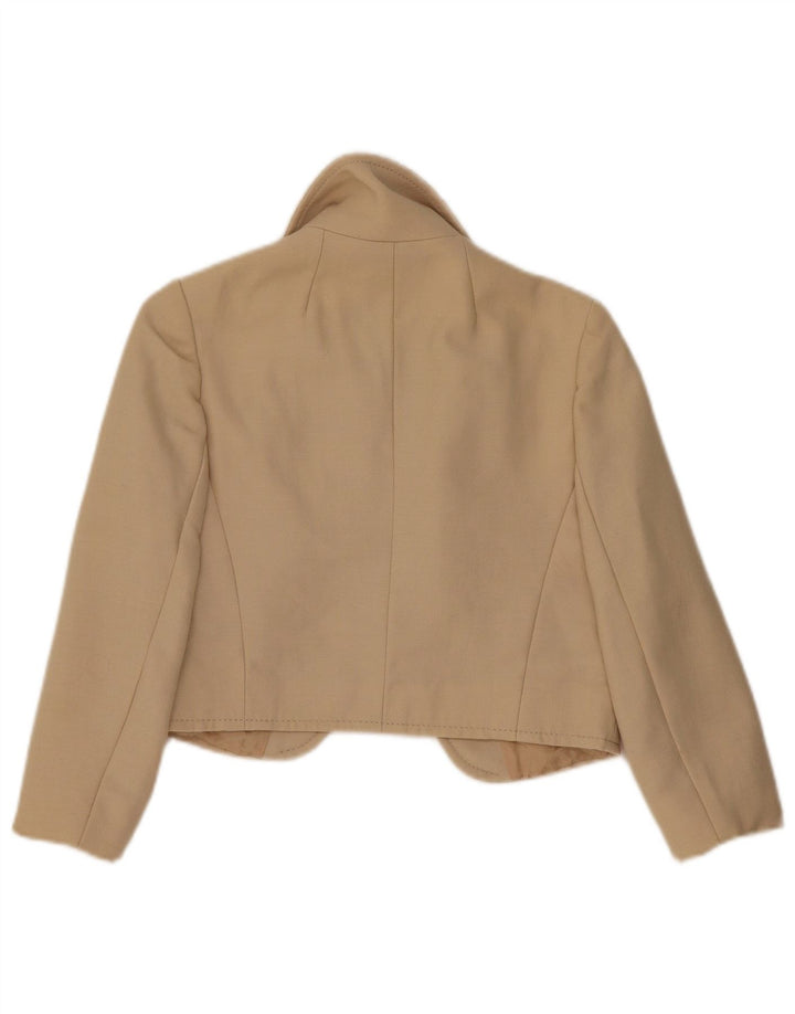 Винтажное женское болеро с рукавом 3/4 IT 42 Medium Beige
