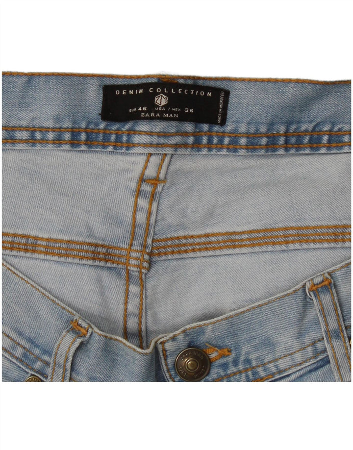 Мужские узкие джинсы Zara EU 46 XL W36 L32 синие