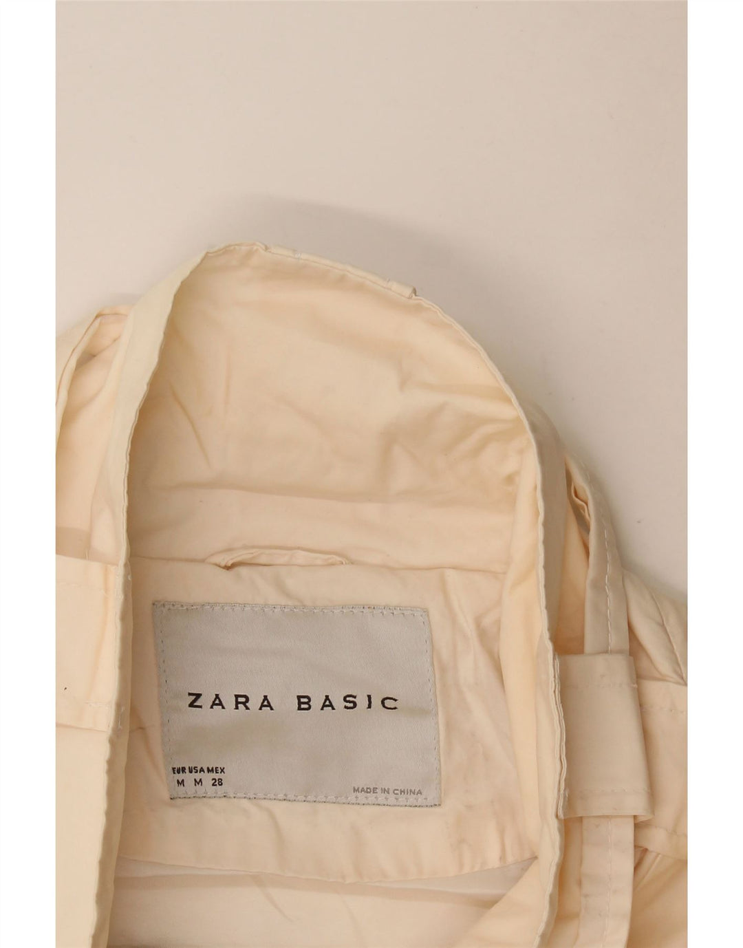 Женская куртка Zara UK 14 Medium Off White