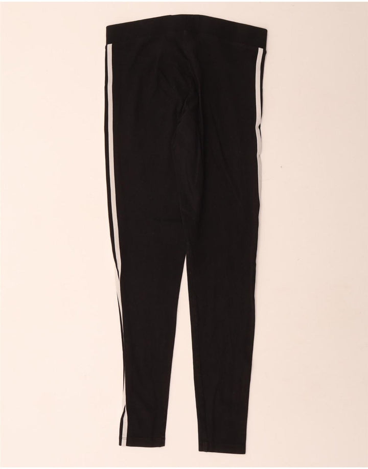 Женские леггинсы Adidas UK 12, средние, черные