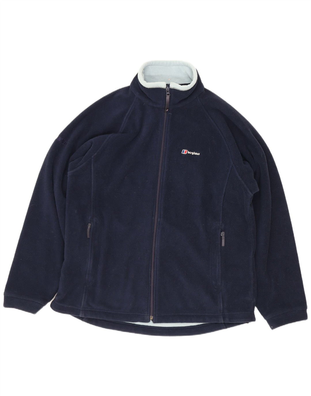 Женская флисовая куртка Berghaus UK 16, большой размер, темно-синий полиэстер