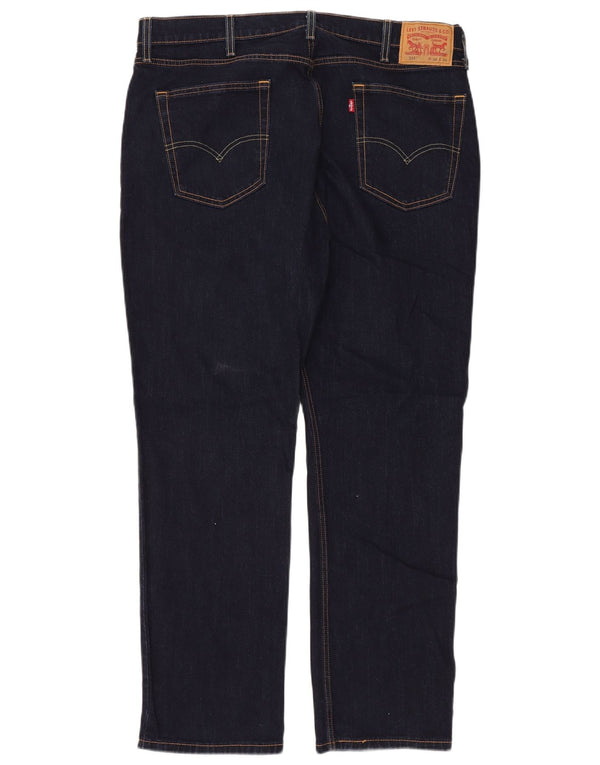 Мужские прямые джинсы LEVI'S 514 W38 L30 темно-синие, хлопок