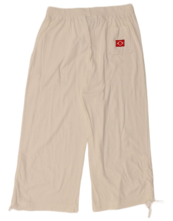 DIADORA Женские капри широкие спортивные брюки UK 12 средний белый