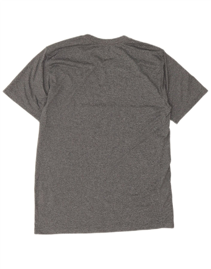 Мужская футболка Nike Dri Fit, большой серый полиэстер с крапинками