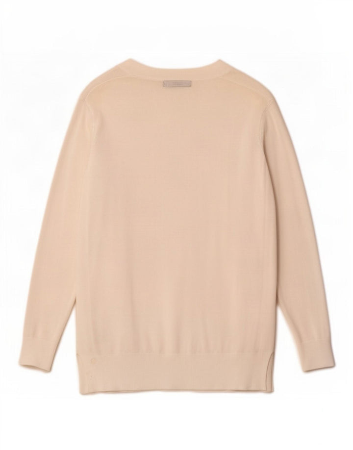 Женский открытый кардиган Marks & Spencer UK 12, средний белый