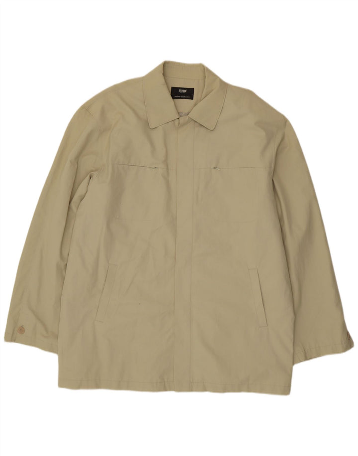 Винтажное мужское пальто UK 48 4XL, зеленое