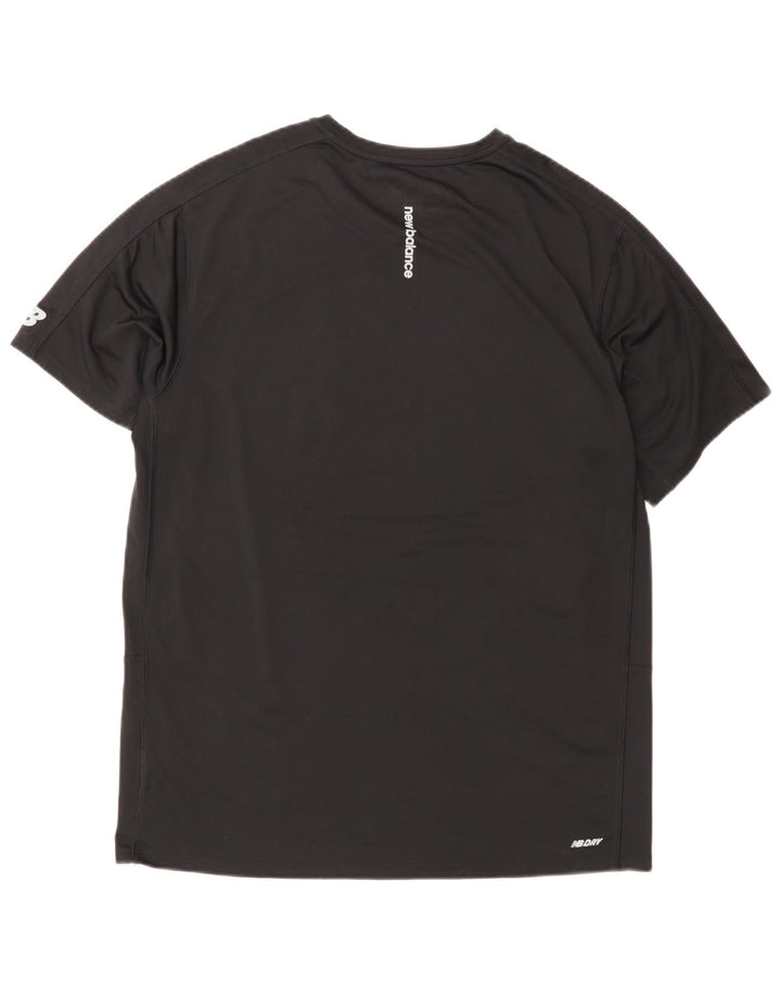 Мужская футболка с рисунком New Balance, средний черный