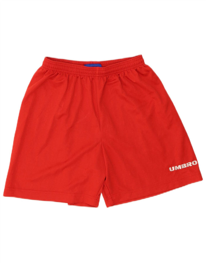 Мужские спортивные шорты Umbro, маленькие красные, из полиэстера