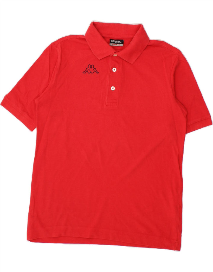 KAPPA Mens Polo Shirt Small Red Cotton Vintage Kappa and Second-Hand Kappa from Messina Hembry 