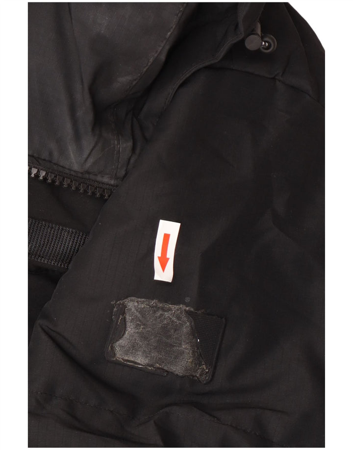 Мужская стеганая куртка с капюшоном Zara UK 44 2XL, черный полиэстер