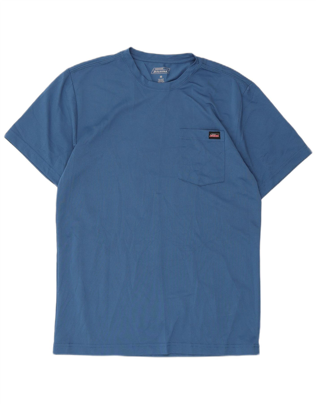 DICKIES Мужская футболка из полиэстера среднего синего цвета