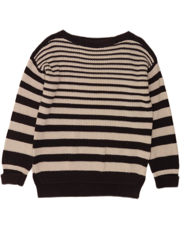 Женский джемпер с вырезом «лодочка» Marks & Spencer UK 14, средний темно-синий