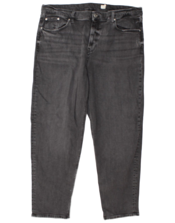 Женские зауженные джинсы Marks & Spencer UK 20 2XL W38 L29 Серые хлопковые