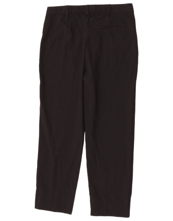 Женские прямые костюмные брюки Marks & Spencer UK 12, средние W30 L26, черные