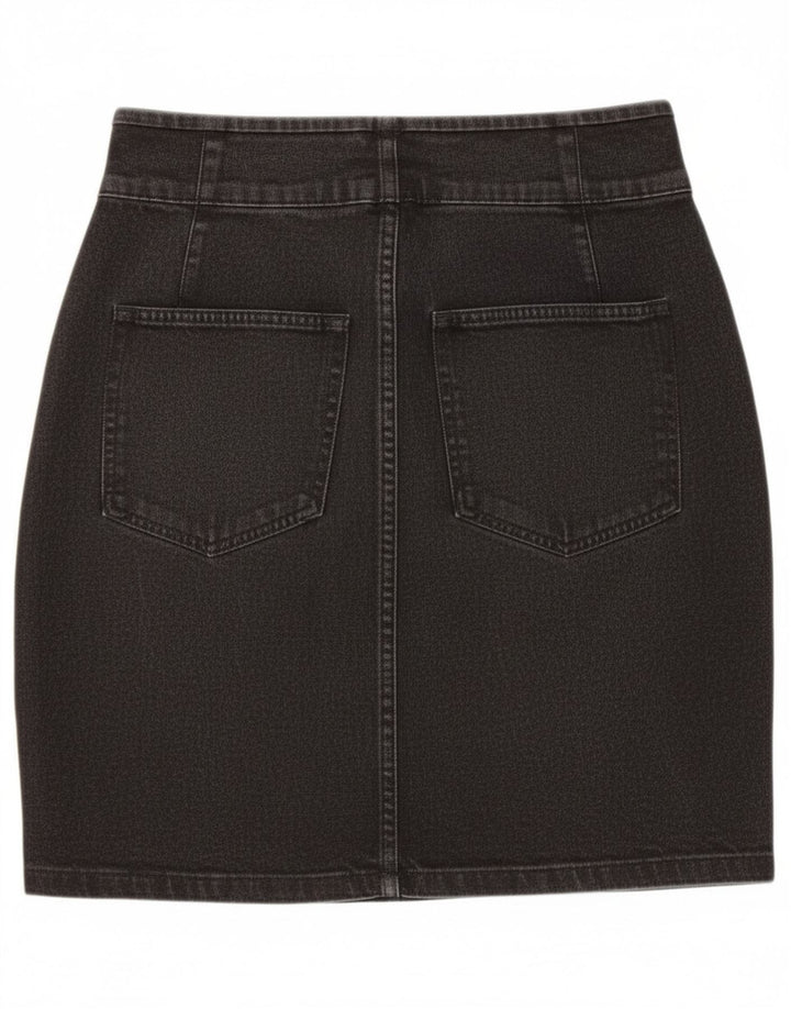 Женская джинсовая юбка Kappa W26, маленькая, черная