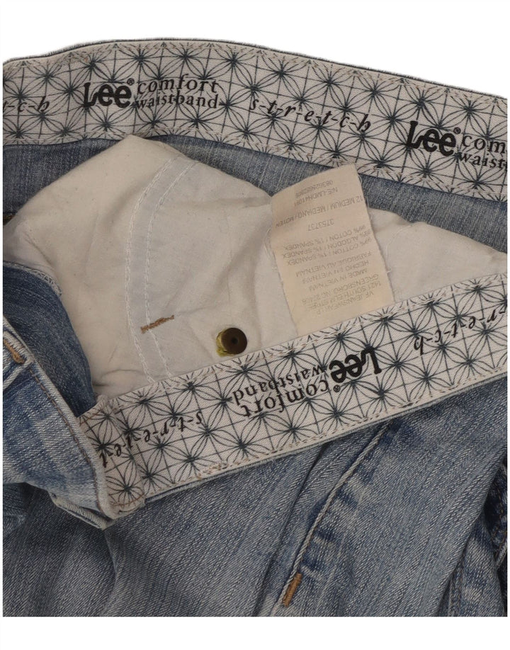 Женские джинсовые шорты Lee US 12, большие размеры W34, синие, хлопок