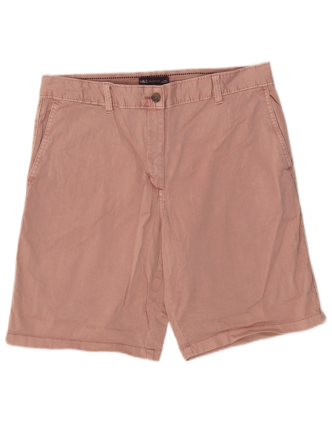 Женские шорты чинос Marks & Spencer UK 14, большие W34, розовые