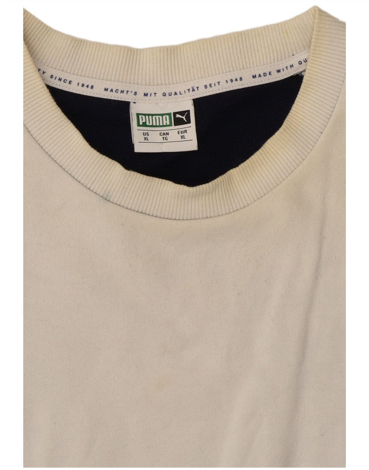 Мужской свитшот Puma Jumper XL Темно-синий с цветными блоками
