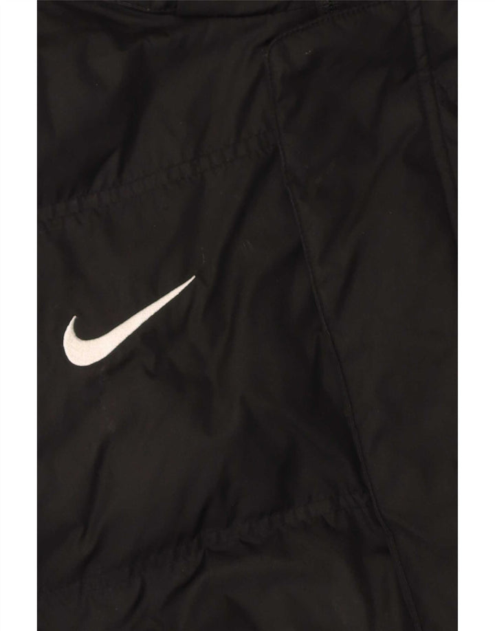 Мужская утепленная куртка с капюшоном Nike Storm-Fit UK 40, большая черная полиэстер