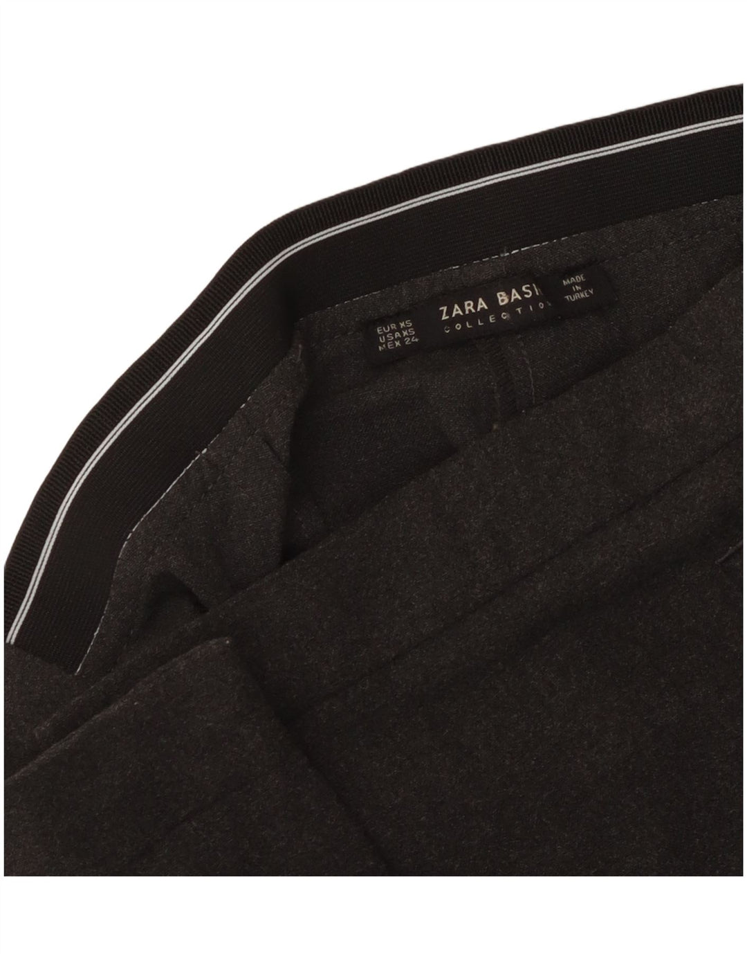 Zara Женские узкие повседневные брюки XS W26 L28 Серые