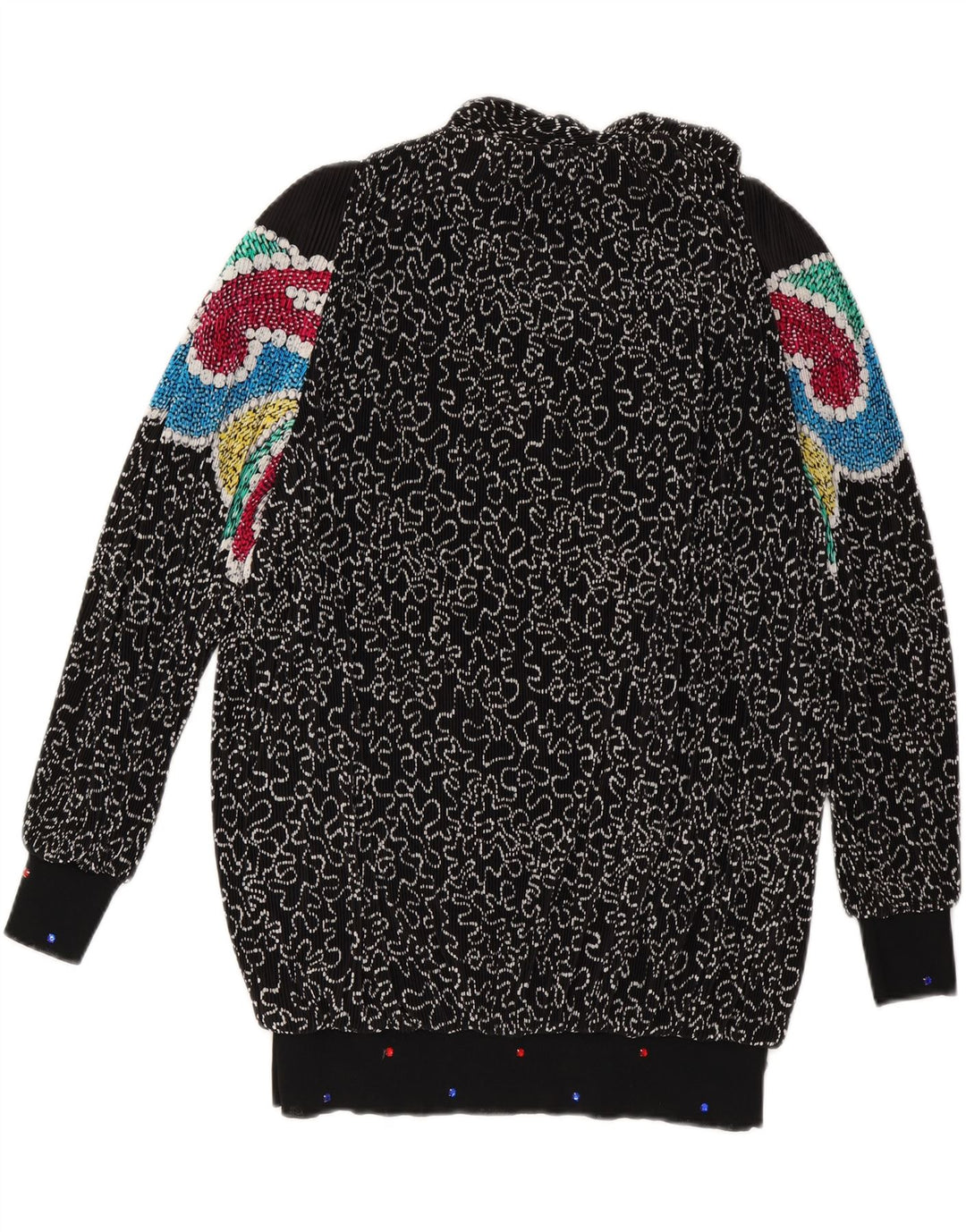 Женский свободный джемпер с v-образным вырезом VIRGINIE UK 18 XL, черный