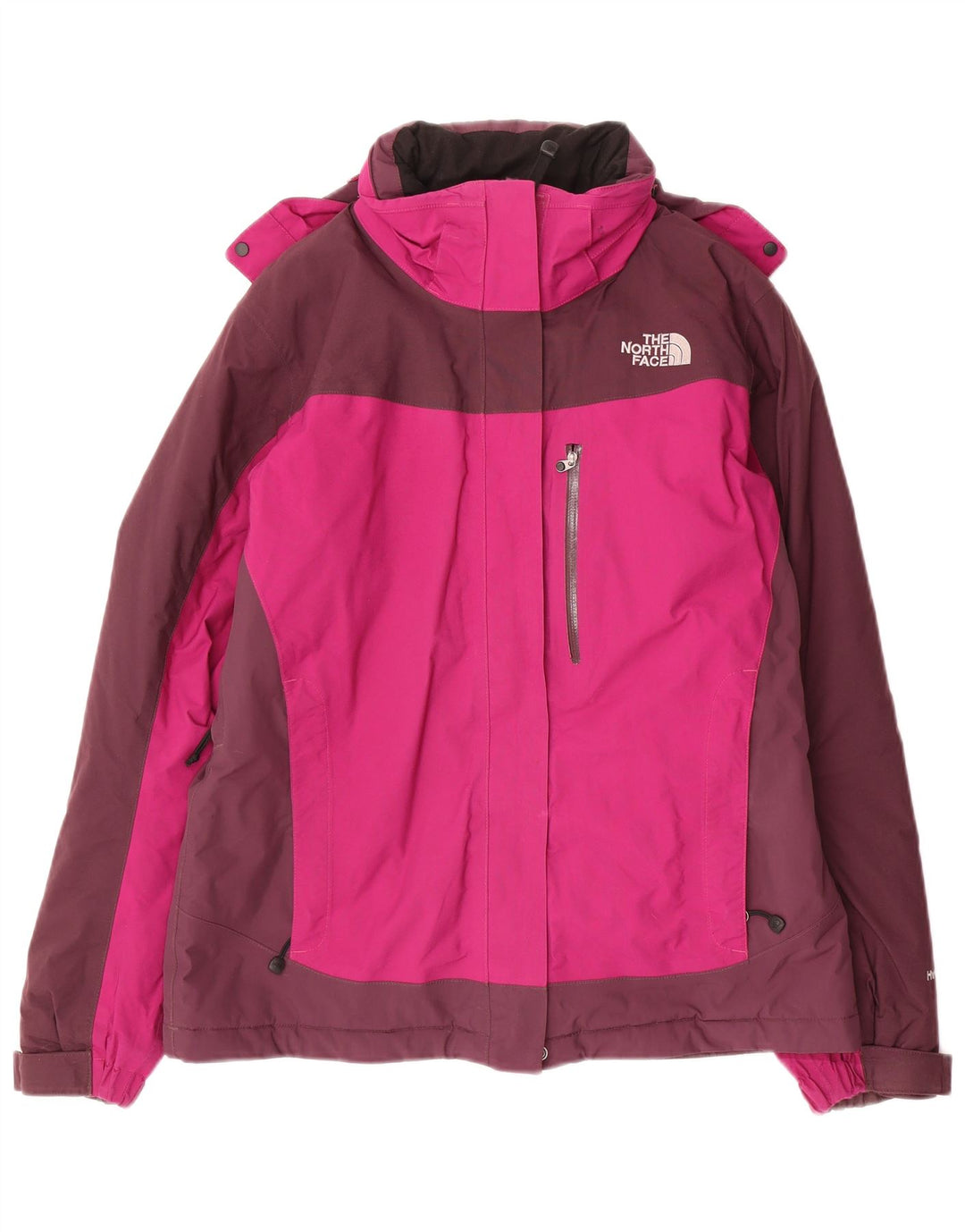 Женская ветровка The North Face UK 14, средний розовый цвет с цветными блоками