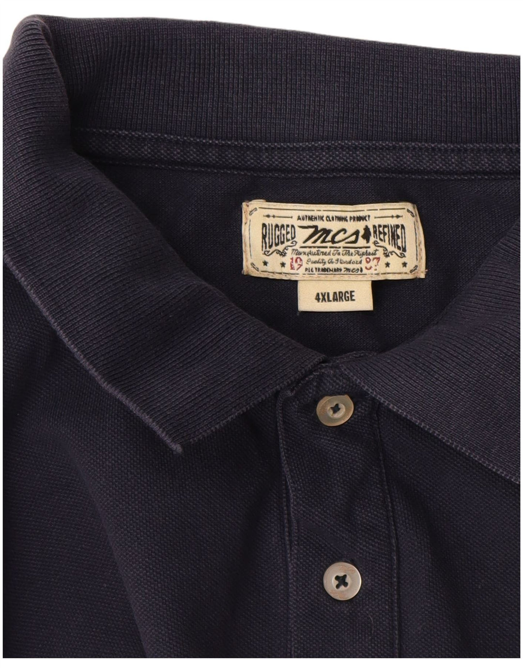 Мужская рубашка поло Marlboro Classics 4XL темно-синяя