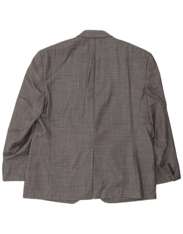Мужской пиджак Chaps с 2 пуговицами, Великобритания 44, 2XL, серая шерсть