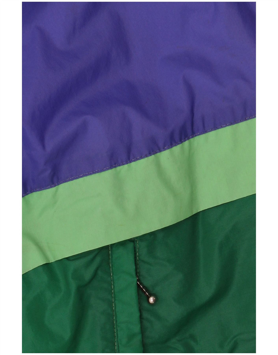 Мужская ветровка K-WAY UK 38, средний фиолетовый полиамид с цветными блоками