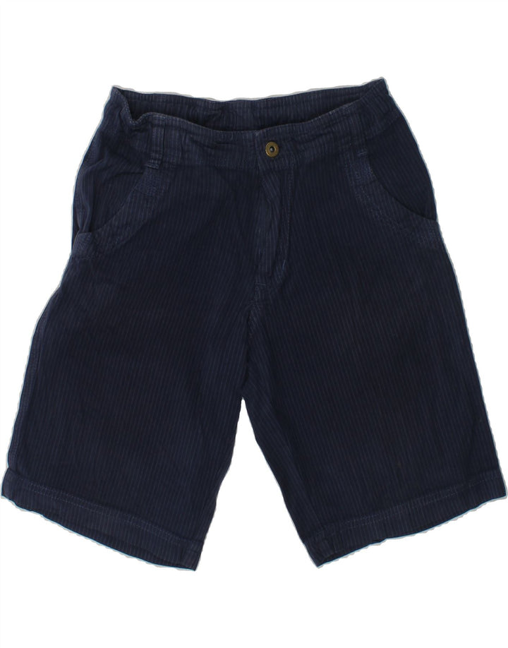 CHAMPION Boys Casual Shorts 7-8 Years Small W24  Navy Blue Pinstripe | Vintage Champion | Thrift | Second-Hand Champion | Used Clothing | Messina Hembry 