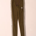 Женские леггинсы Adidas UK 8, маленький цвет хаки, хлопок