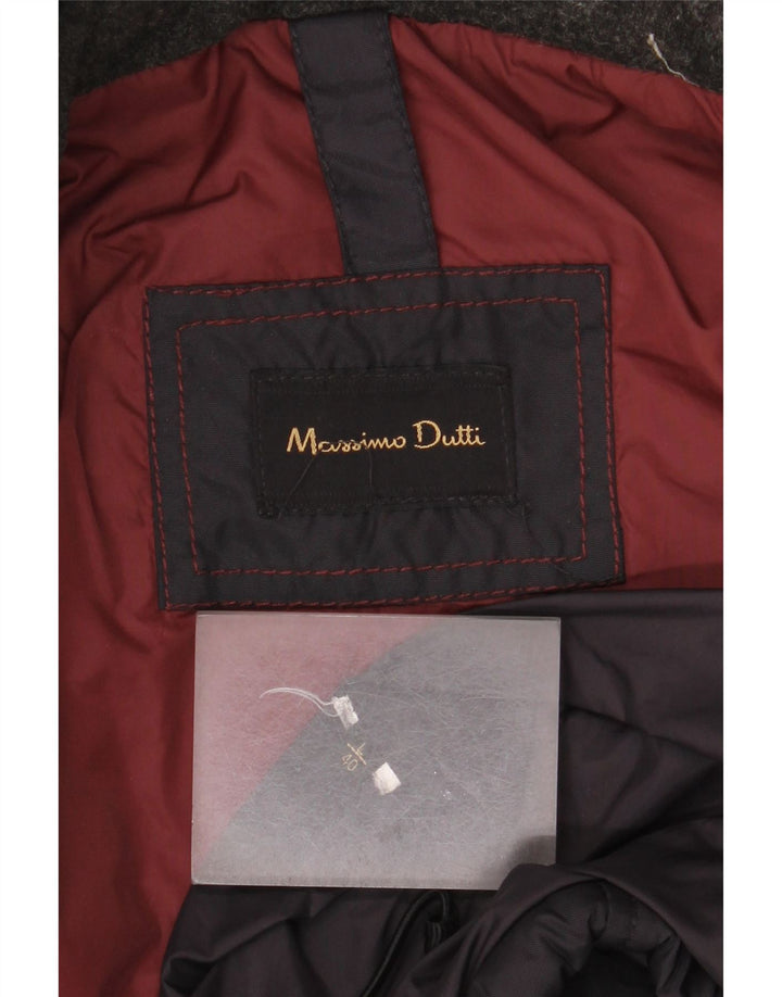 Мужская стеганая куртка Massimo Dutti UK 40, большая черная