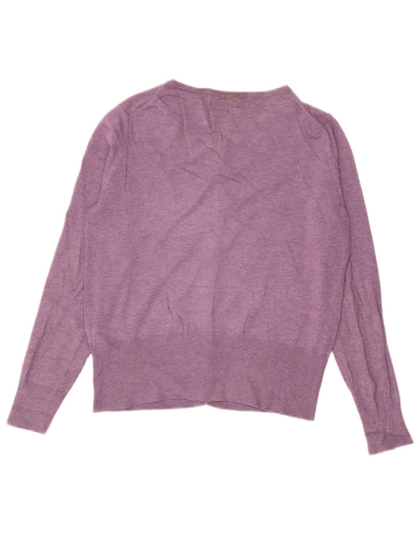 Женский кардиган Marks & Spencer UK 16, большой фиолетовый вискоза