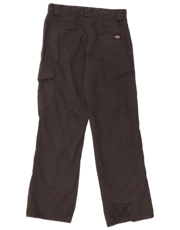 Женские прямые брюки-карго Dickies США 10, средние W28 L31, серые