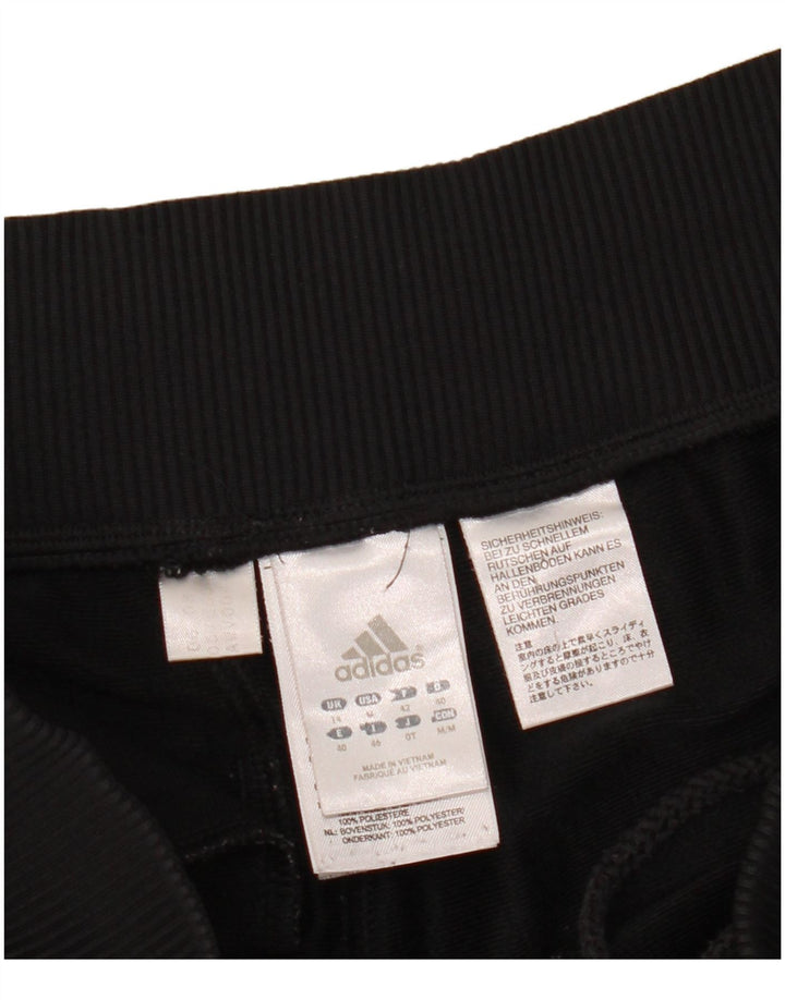 Женские спортивные брюки Adidas UK 14, большой черный полиэстер