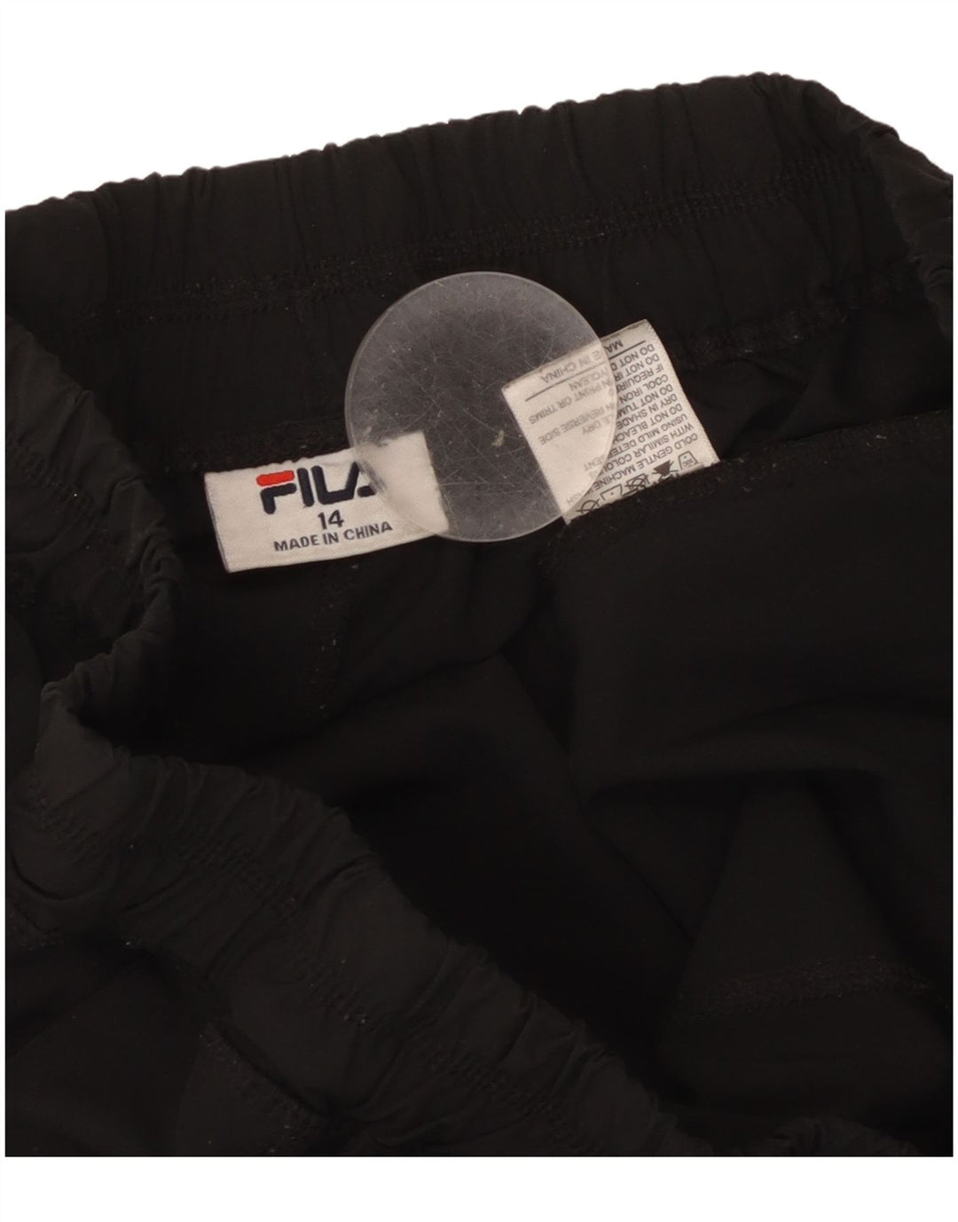 Женские спортивные брюки Fila Joggers UK 14, большой черный полиэстер