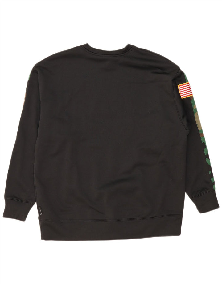 Мужской свитер JORDAN North Carolina, джемпер среднего размера, черный камуфляж