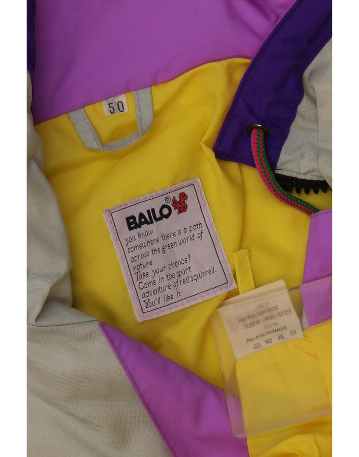 Мужская лыжная куртка Bailo IT 50, большая разноцветная полиамид с цветными блоками