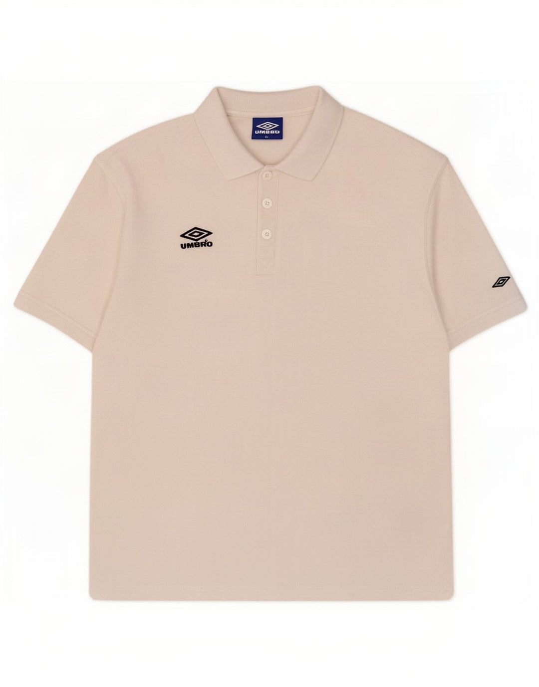 Мужская рубашка-поло Umbro XL, белый полиэстер