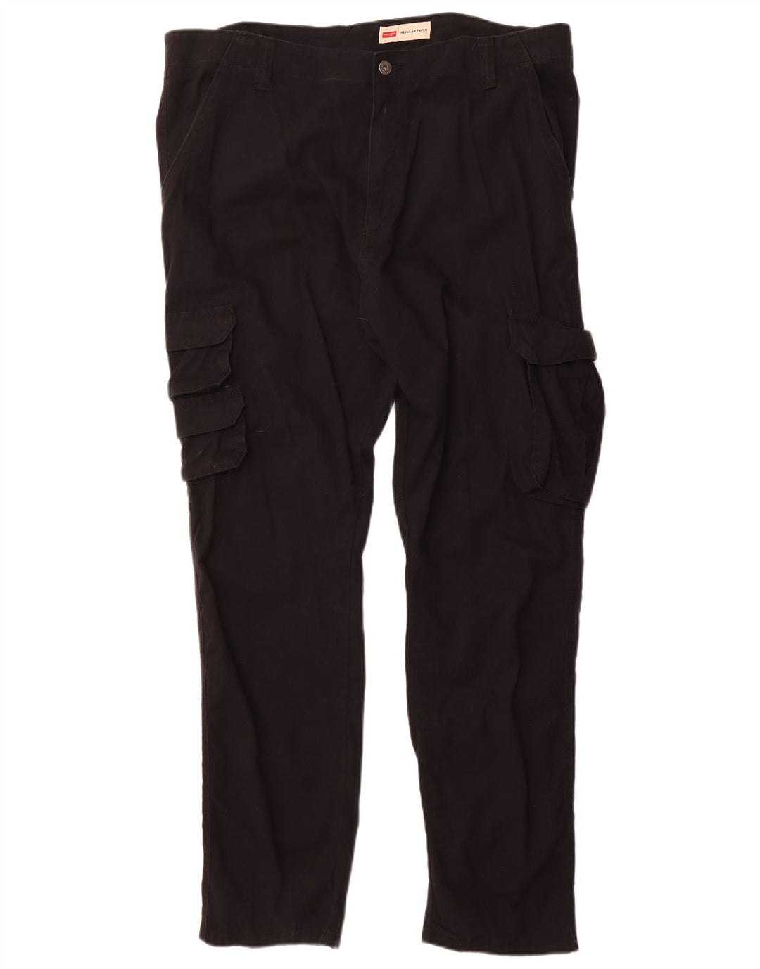 Мужские брюки-карго Wrangler Regular зауженные W38 L32, черные, хлопковые