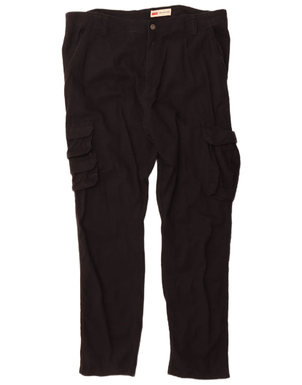 Мужские брюки-карго Wrangler Regular зауженные W38 L32, черные, хлопковые