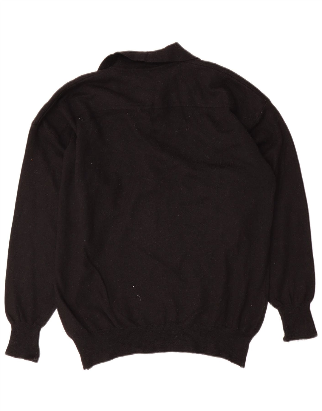 Женский свитер с воротником поло BYBLOS UK 40, средний черный, шерсть