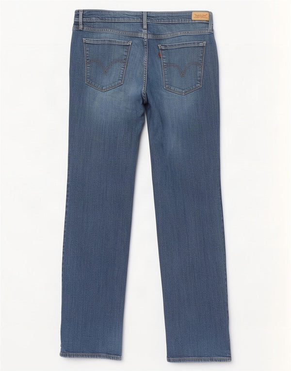 Женские прямые джинсы Levi's 505, США 14, XL, W32, L32, синий хлопок