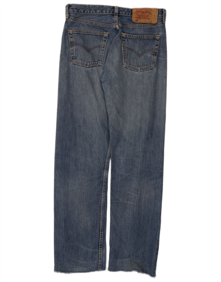 Женские прямые джинсы Levi's 501 W30 L30 синие, хлопок