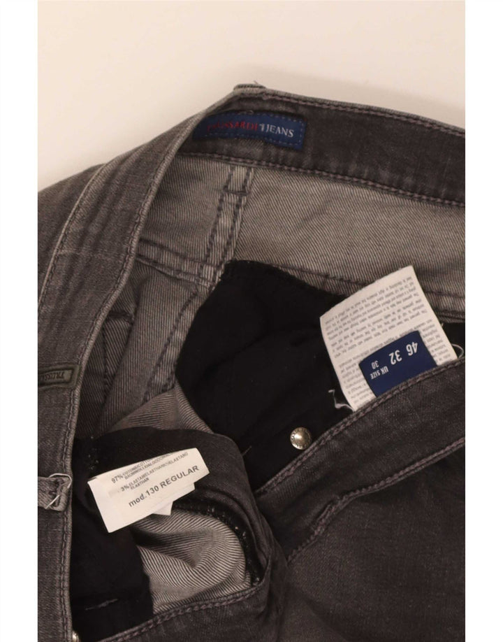 Женские прямые джинсы Trussardi W30 L29, серые, хлопок