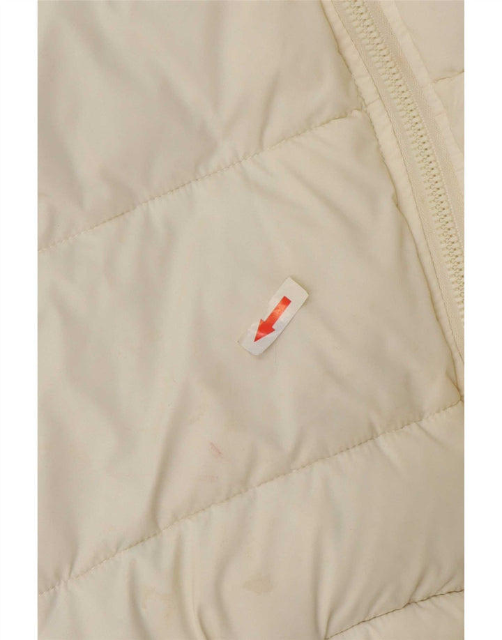Ellesse Женская утепленная куртка оверсайз с капюшоном UK 8 Small Off White