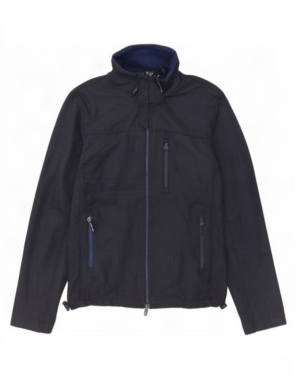 Мужская ветровка Superdry Windtrekker UK 42 XL Темно-синий полиэстер